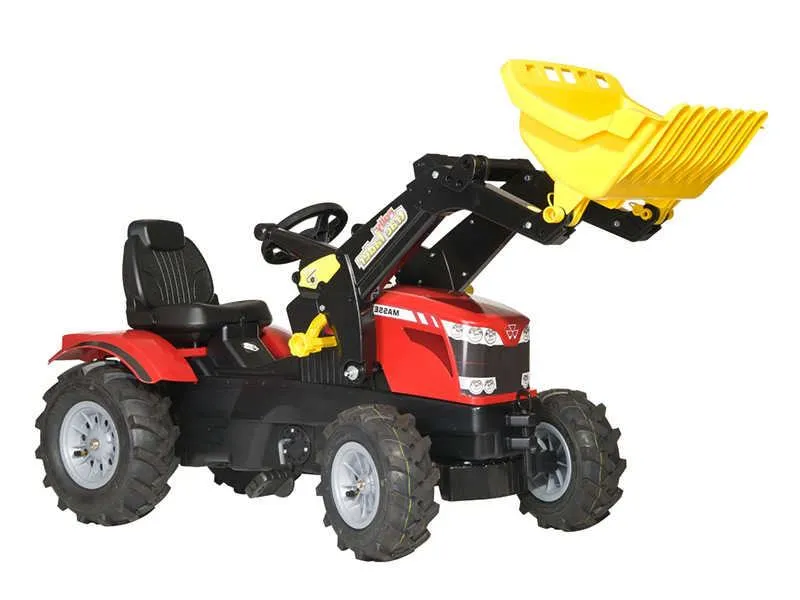 rolly toys traktor na pedale massey ferguson 7726 (gumeni kotači) - slika 2