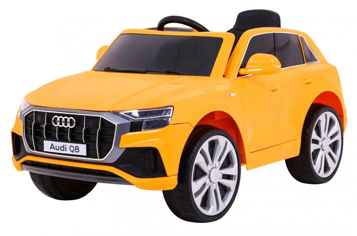 Licencirani auto na akumulator Audi Q8 LIFT - žuti - Mursko Središće