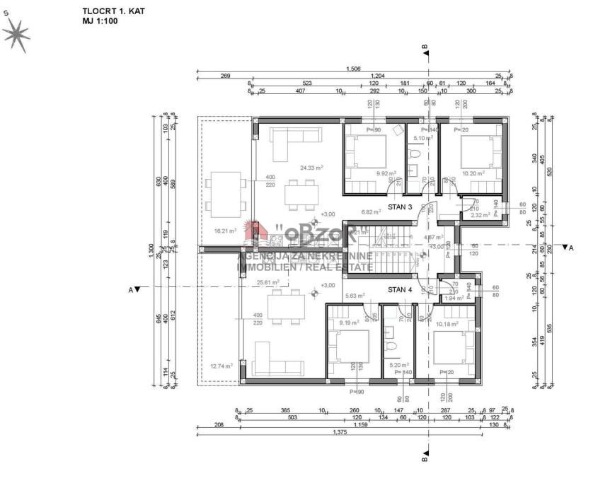 povljana- dvosoban apartman (s3) 70,05m2 - novogradnja - slika 5