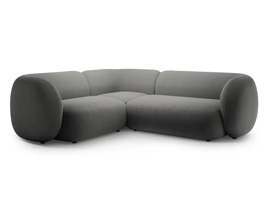 Kutna Garnitura Kate, 252x220cm, Materijal: Baršun - Čakovec, Čakovec-zapad