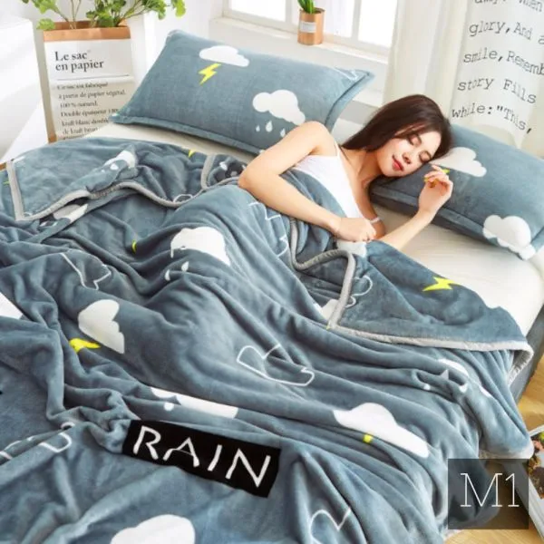 (180x200cm) velvet large deka - soft - slika 2