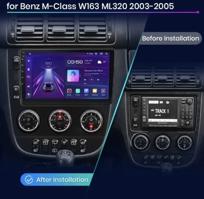 mercedes w163 ml320 original multimedija android radio navigacija - slika 7