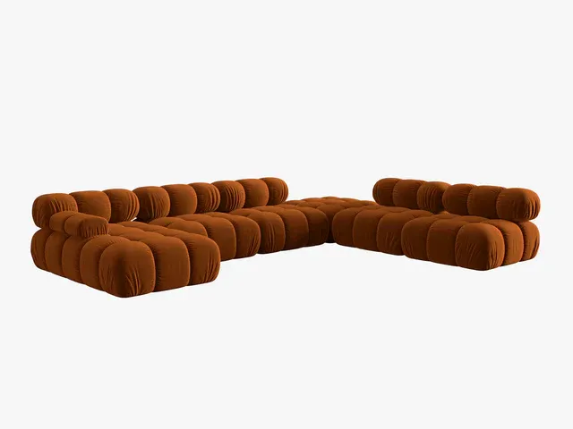 modularna sofa bellis 376x282cm, materijal: baršun - slika 6