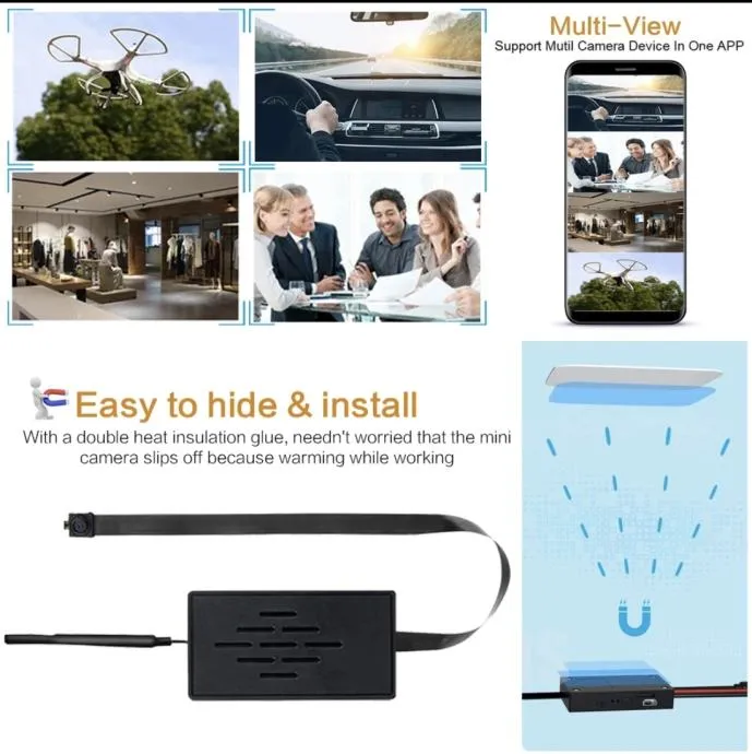 skrivena mini najmanja kamera za testove wifi bežična - slika 8