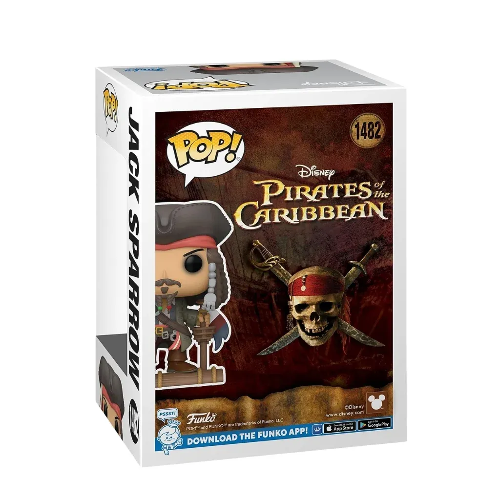 funko pop! movies: pirates of the caribbean – jack sparrow #1482 - slika 2