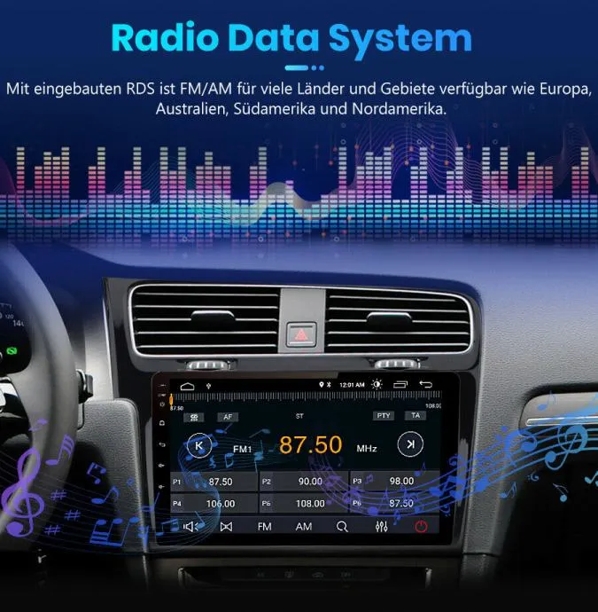 vw golf 7 original android 10.0. + parking kamera - slika 10