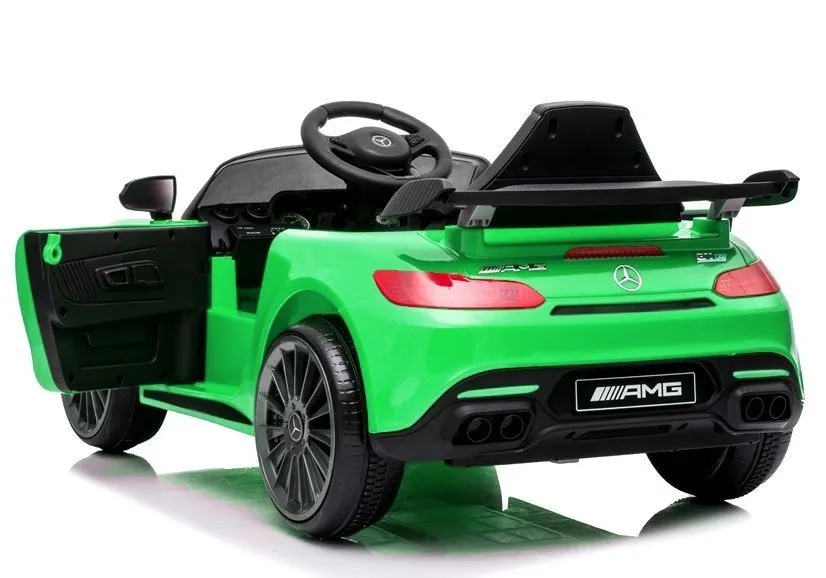 licencirani auto na akumulator mercedes amg gt r - zeleni - slika 3