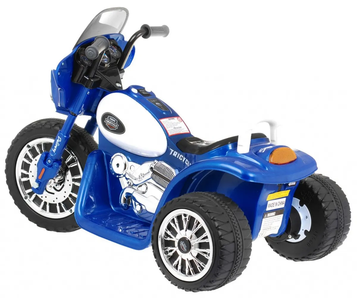 motor na akumulator chopper -plavi - slika 3