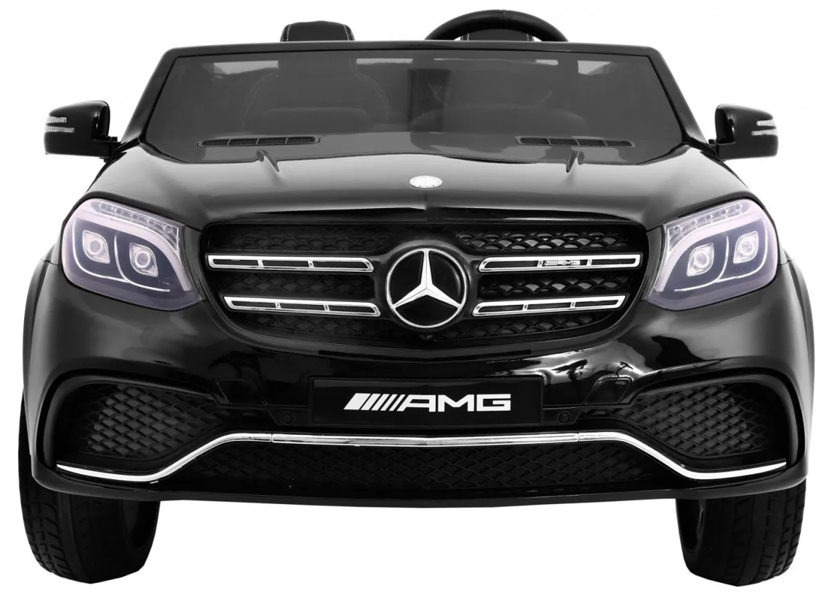 licencirani auto na akumultor mercedes amg gls63 4wd- crni/lakirani - slika 2