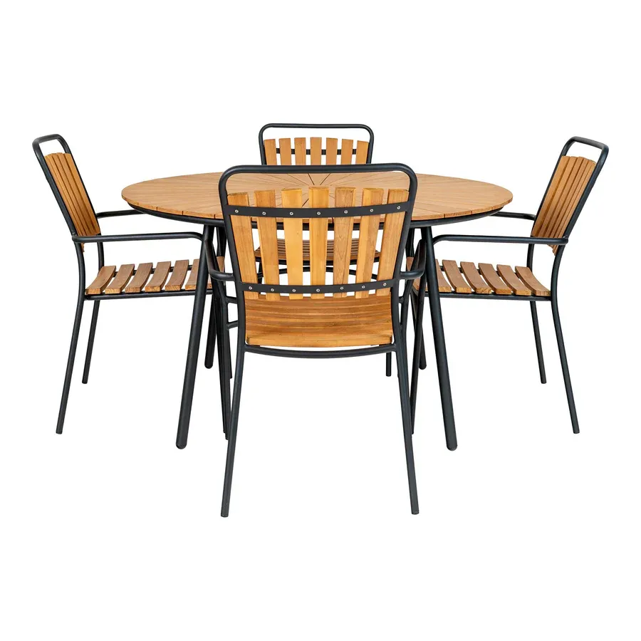 outdoor stol cleveland, materijal: tikovina - slika 4