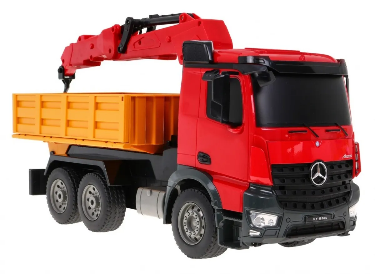 car r/c mercedes-benz arocs 2.4g hds crane double e - slika 4