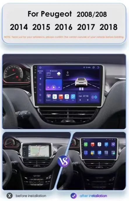 peugeot 208 2012-2018 original multimedija android navigacija radio - slika 13