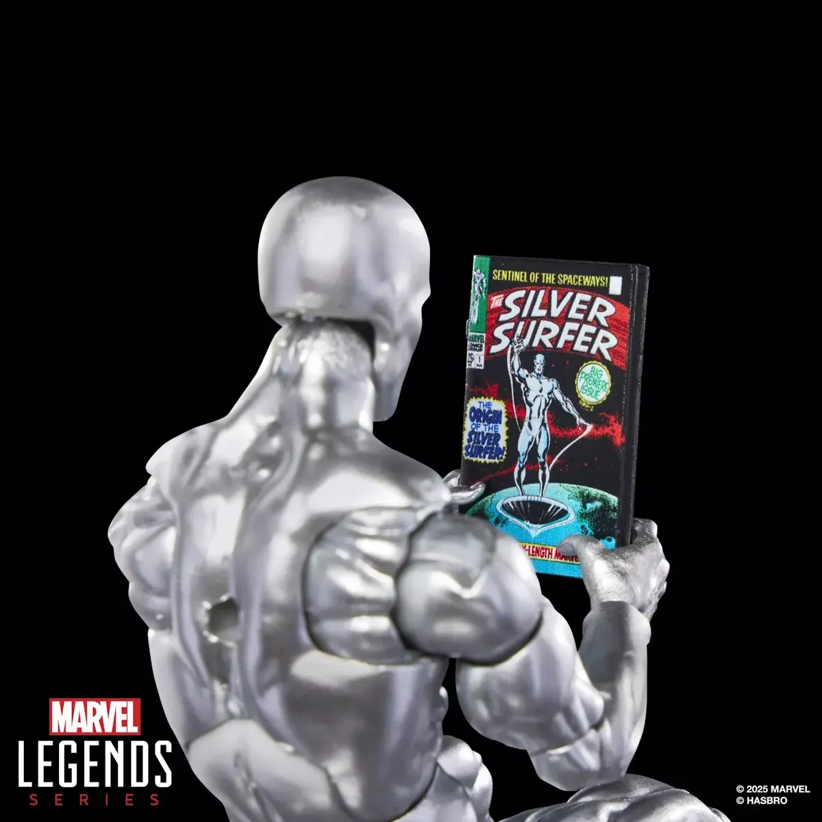 marvel legends series: silver surfer figura, 15cm - slika 4