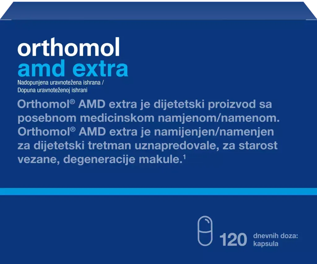 Orthomol Amd Extra 120 Kaps - Zagreb