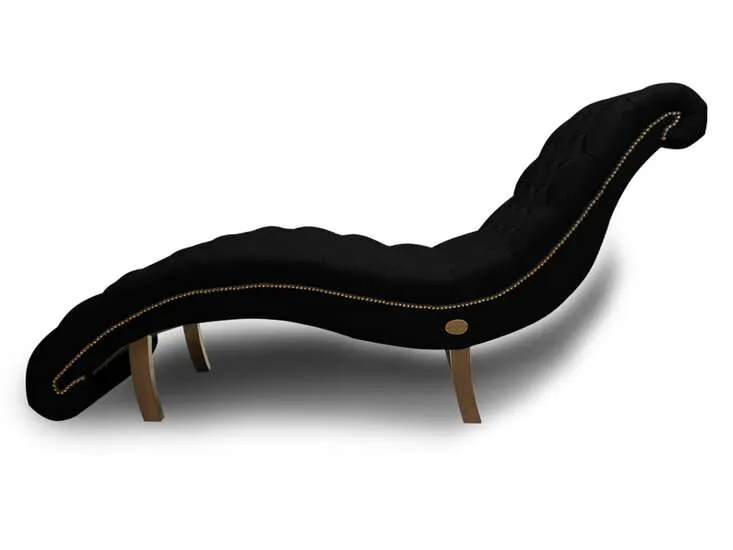 chesterfield naslonjač cambridge | matt black - slika 2