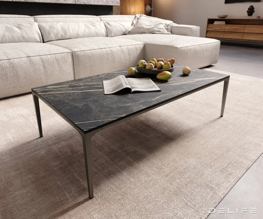 Klub stolić Levente 110x60cm, Materijal: Keramika Laminam Noir Desir - Čakovec