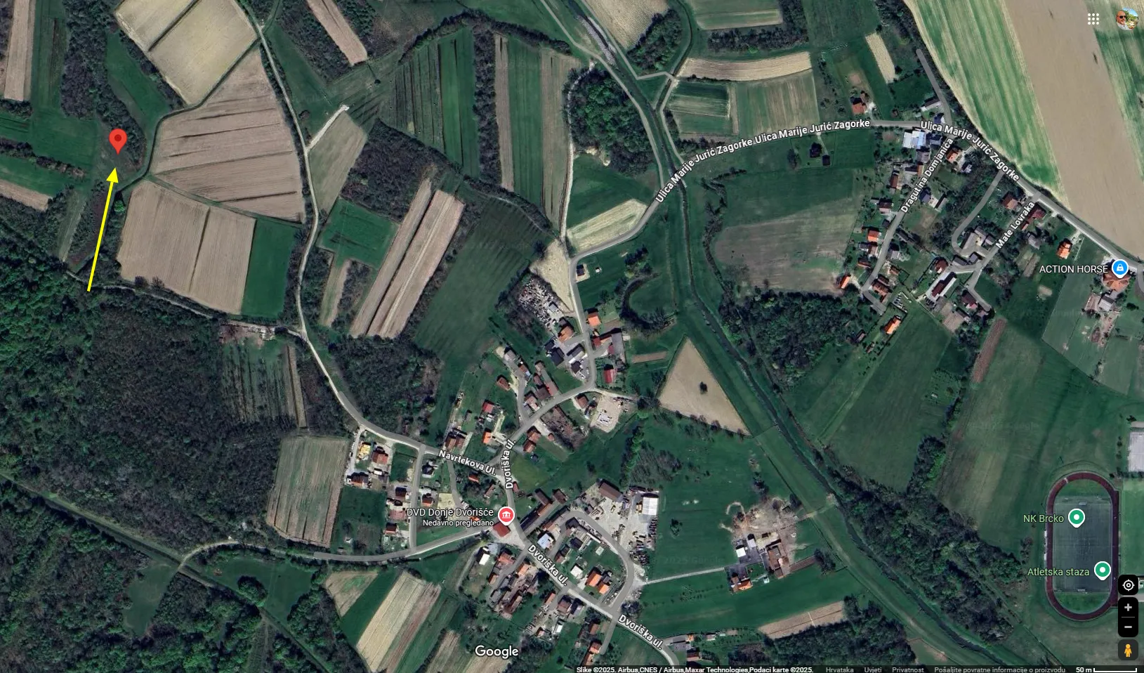 dugo selo,2 parcele 1306+2610m2,pogodno za vikendice,polj.,lov,10€/m2 - slika 4