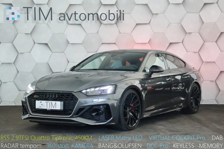 Audi RS5 Sportback 2.9TFSI Quattro Tiptronic 450KM LASER CERAMIC - Ljubljana