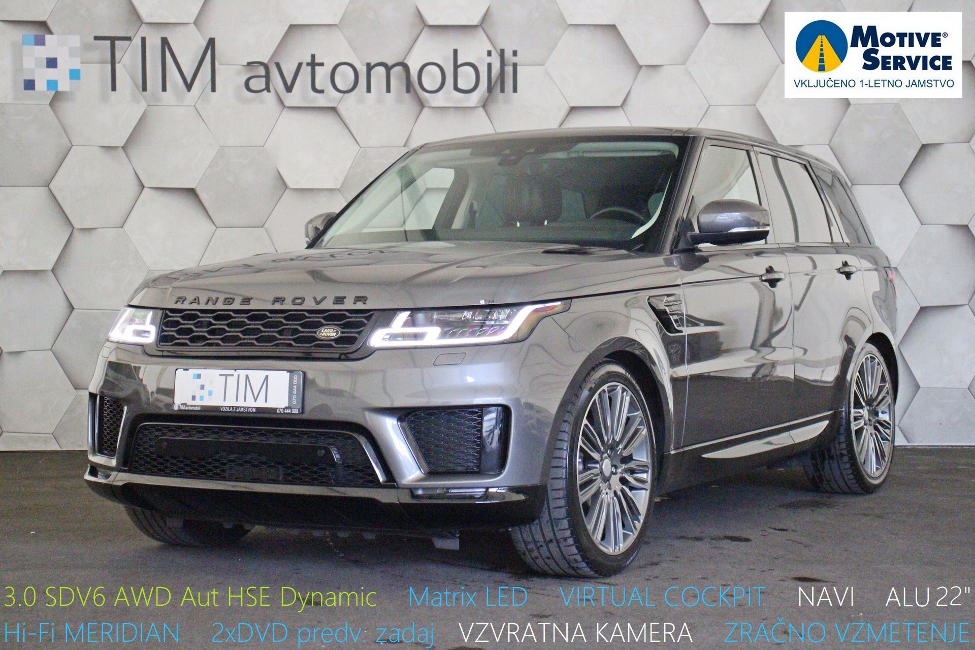 Land Rover Range Rover Sport 3.0 TDV6 4WD Aut HSE Dynamic Matrix LED - Celje