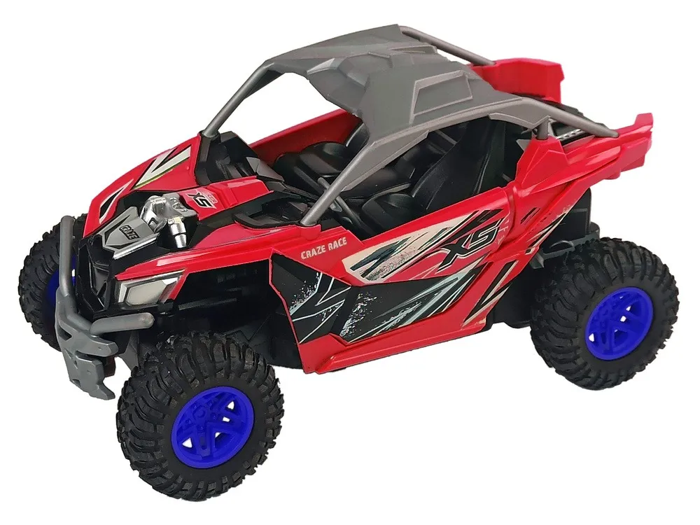 cross country remote controlled terrain car 27 mhz red - slika 6