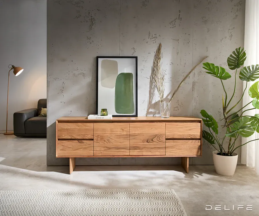 komoda elandor 175x35cm, materijal: bagrem - slika 2