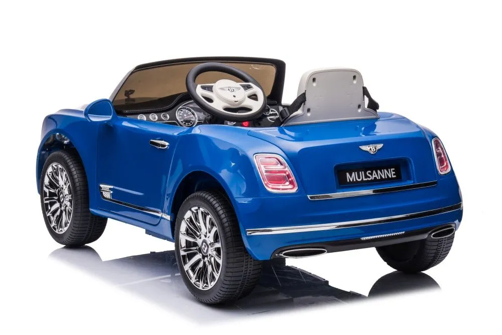 licencirani auto na akumulator bentley mulsanne - plavi/lakirani - slika 4