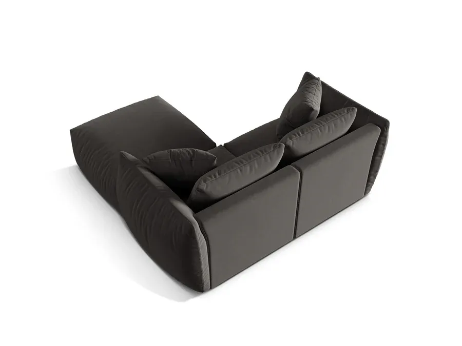 modularna kutna garnitura chris 220x200cm, materijal: baršun - slika 3