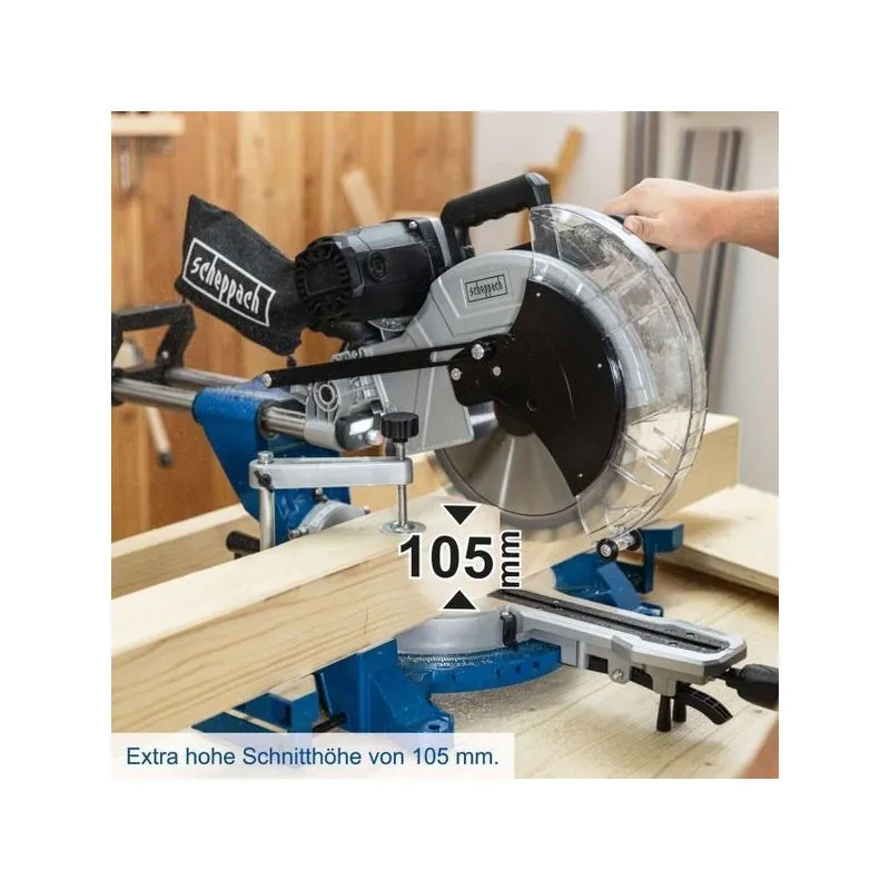 križna potezna pila hm140l – 2000 w, 305 mm - slika 3