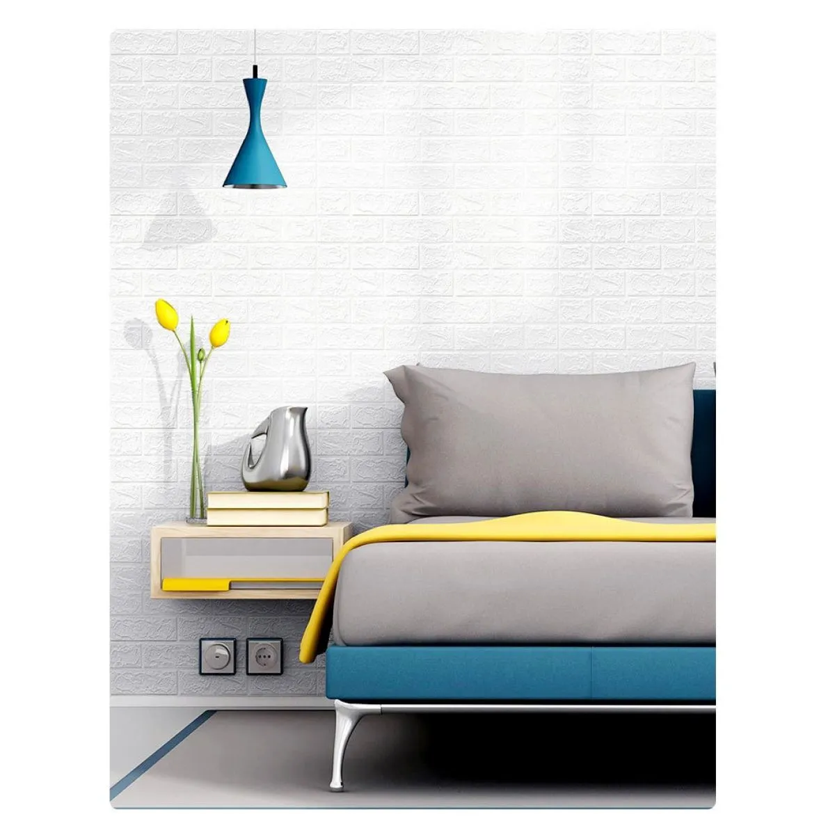 (500 cm x 70 cm) samoljepljiva tapeta 3d - slika 11