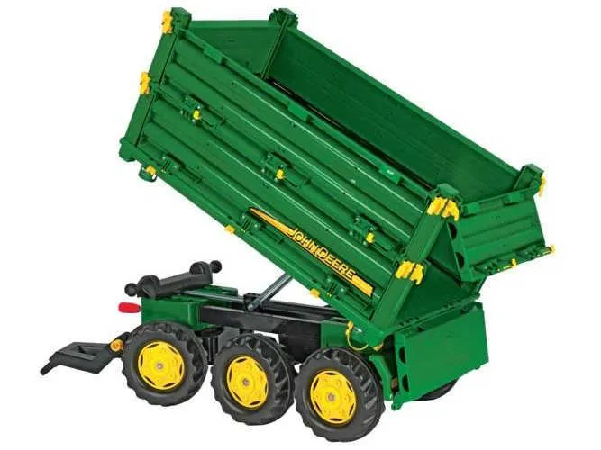 rolly toys prikolica multi john deere - 3 osovine - slika 2