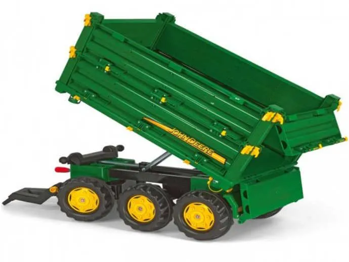 rolly toys prikolica multi john deere - 3 osovine - slika 4