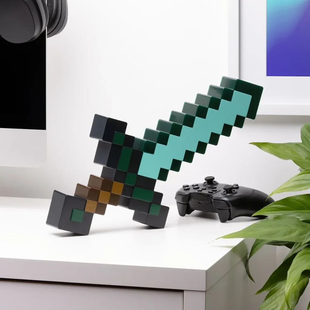 paladone minecraft diamond sword light - slika 3