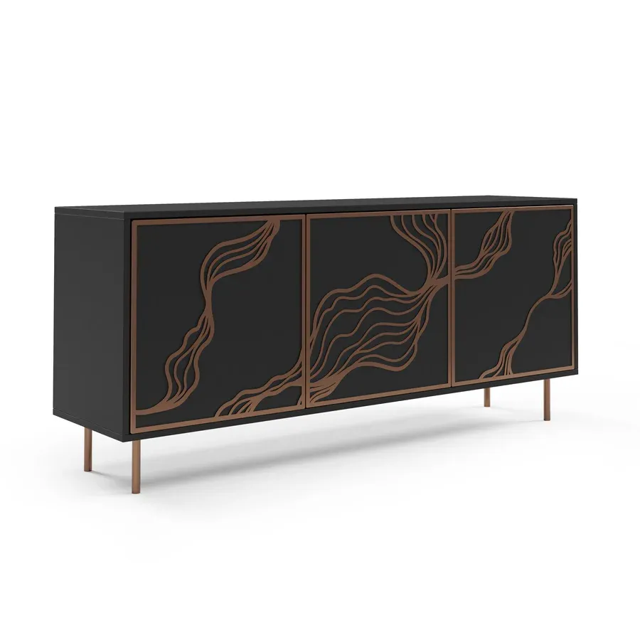 Komoda Maris 164.5x42cm, Materijal: Laminirana ploča - Čakovec