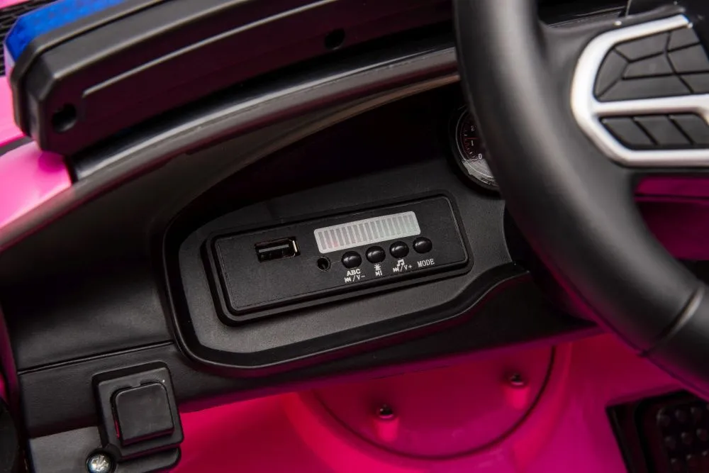 licencirani policijski auto na akumulator dodge charger - rozi - slika 14