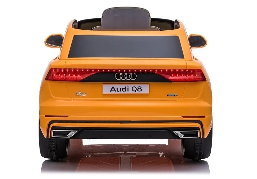 licencirani auto na akumulator audi q8 - žuti - slika 3