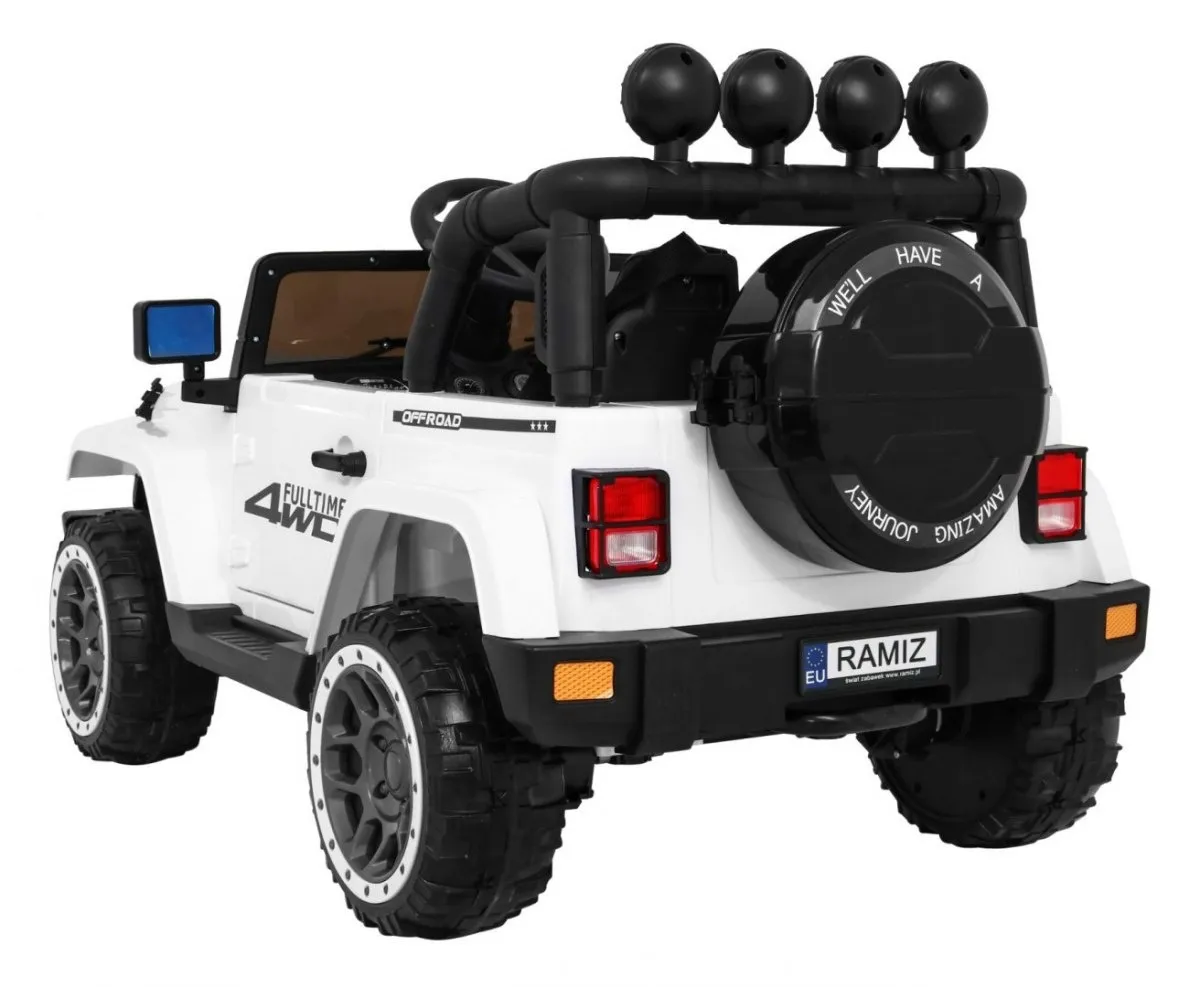 auto na akumulator full time 4wd 4x4- bijeli - slika 4