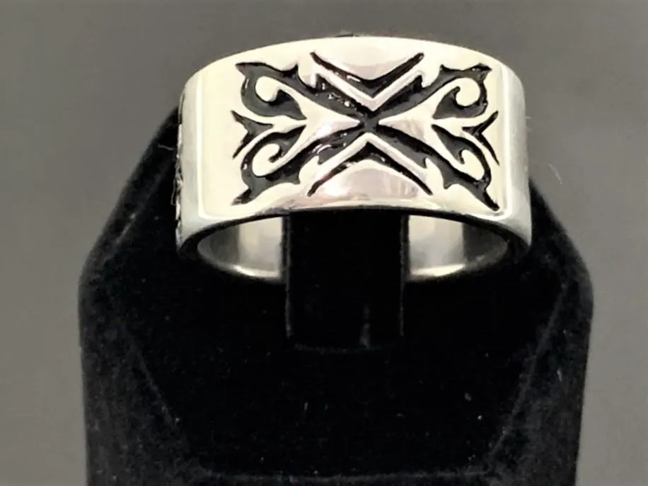 muski srebrni prsten - guess (.925) 16,33g / r1, rate!! - slika 3