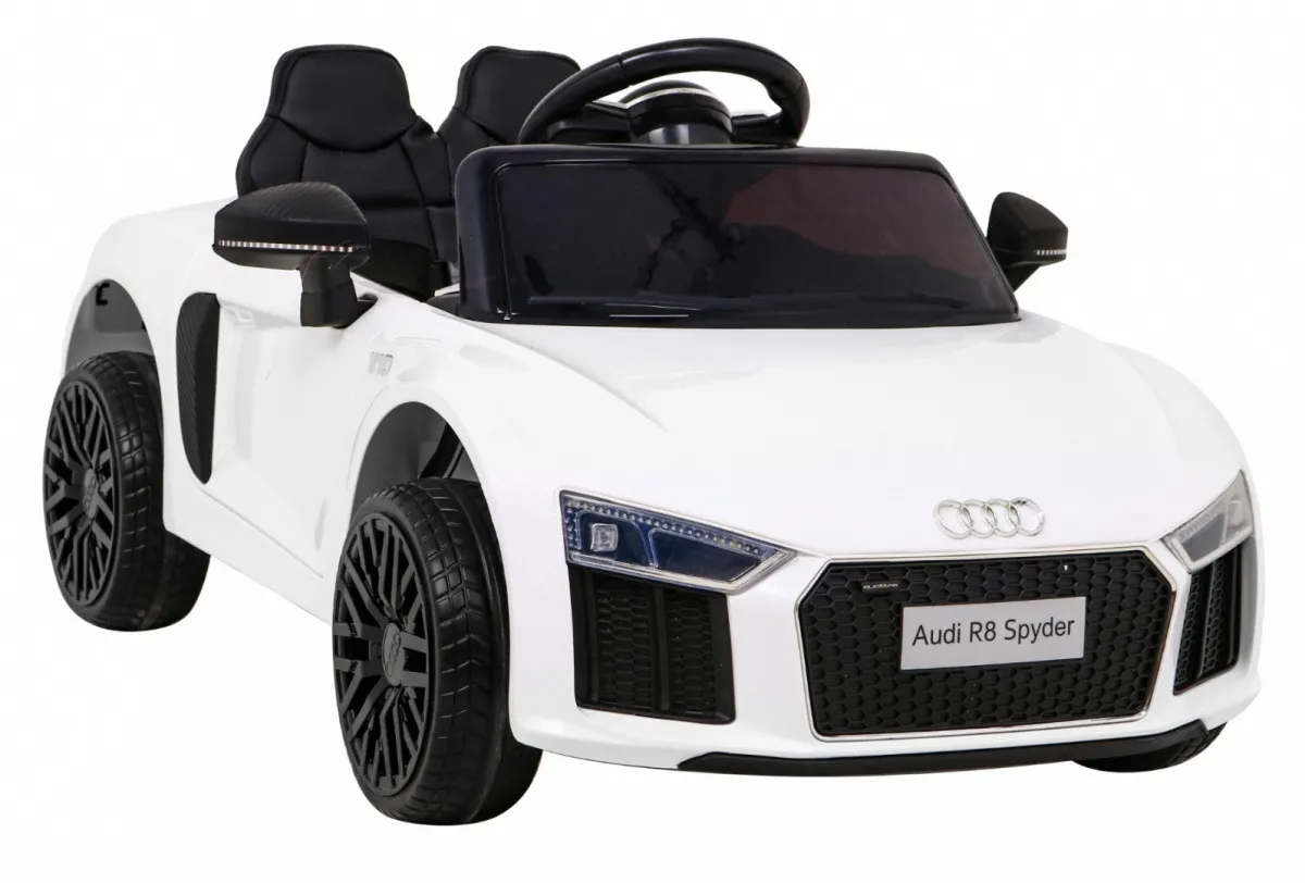 licencirani auto na akumulator audi r8 - bijeli - slika 9
