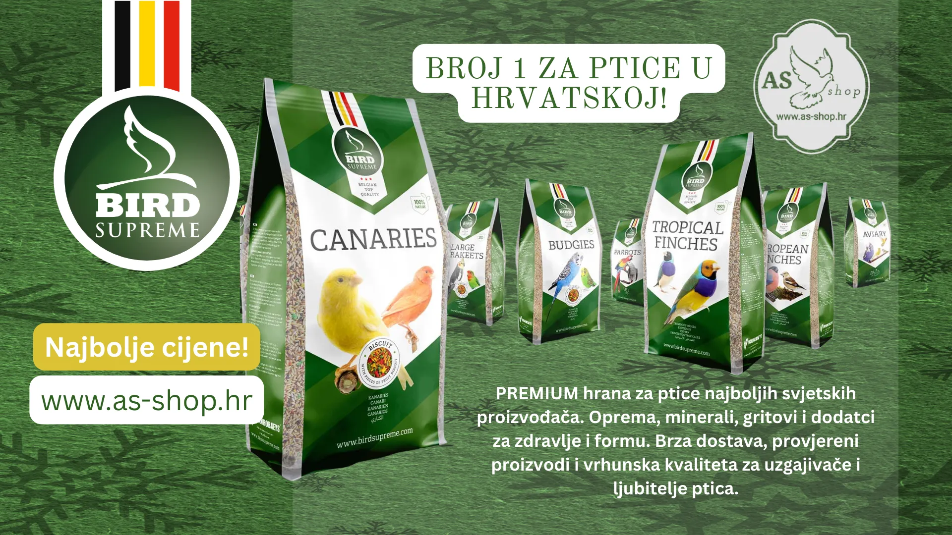 Premium hrana za kanarince | 20kg EXTRA mix 446 | AS-shop - Đakovo