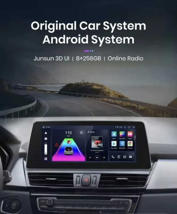 original multimedija za bmw f45 f46 nbt evo 2013-2021 android carplay - slika 4