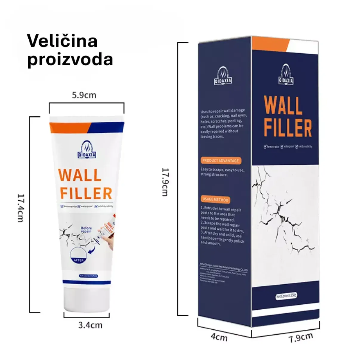 paint hero pasta za popravak zidova - slika 5