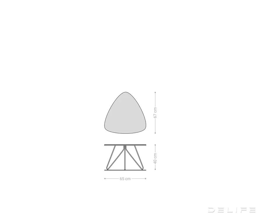 klub stolić ekrem 66x65cm, materijal: keramika calacatta - slika 8