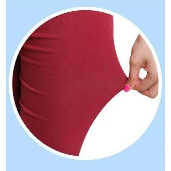 slim pamučne hlače visokog struka pencil pants - slika 6