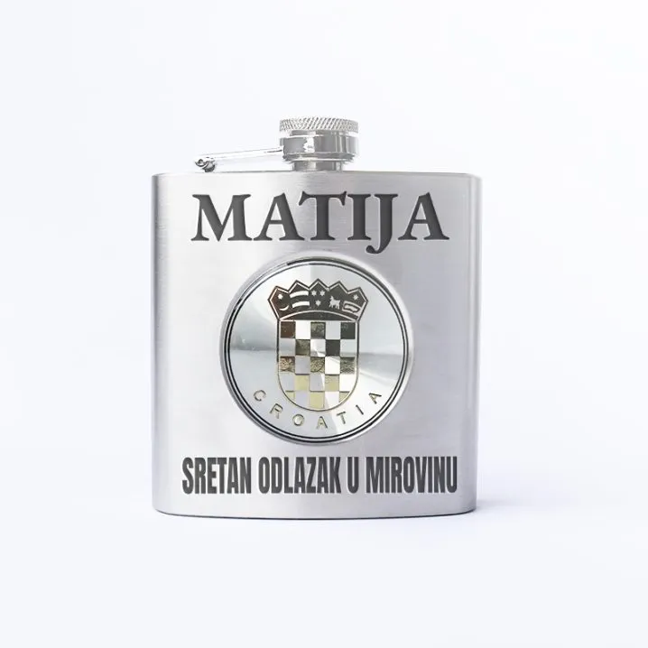 personalizirana pljoska s grbom - slika 2