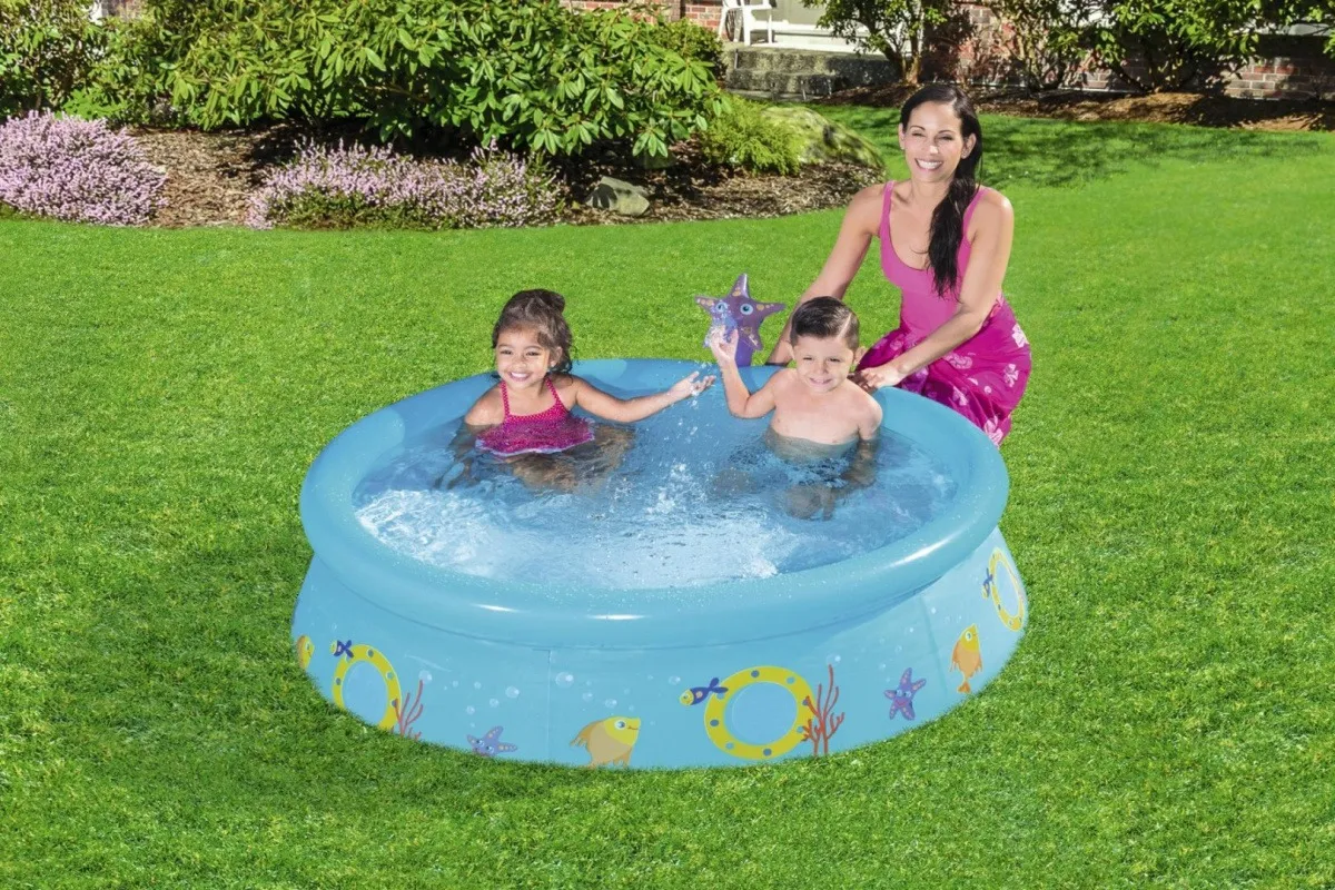 ekspanzijski bazen shower 152 38 fish bestway - slika 2