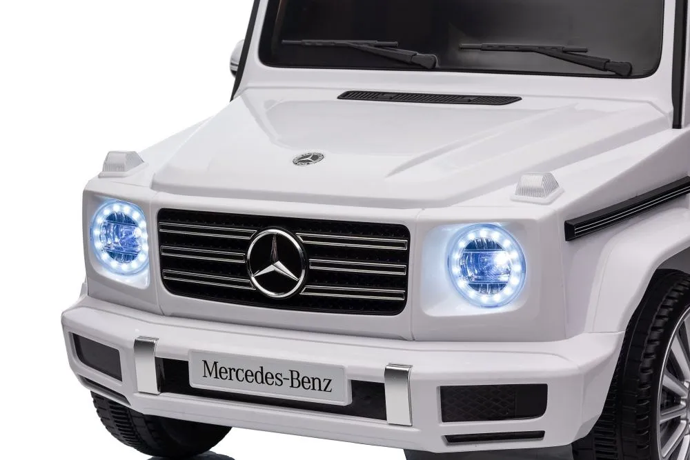 licencirani auto na akumulator mercedes g500 4x4 - bijeli - slika 6