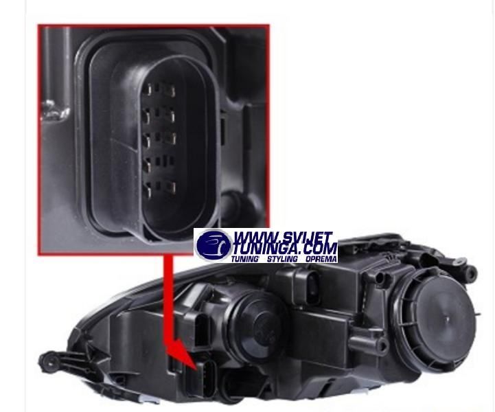 hella original- halogen farovi za golf 5 - crna izvedba-top izgled - slika 2