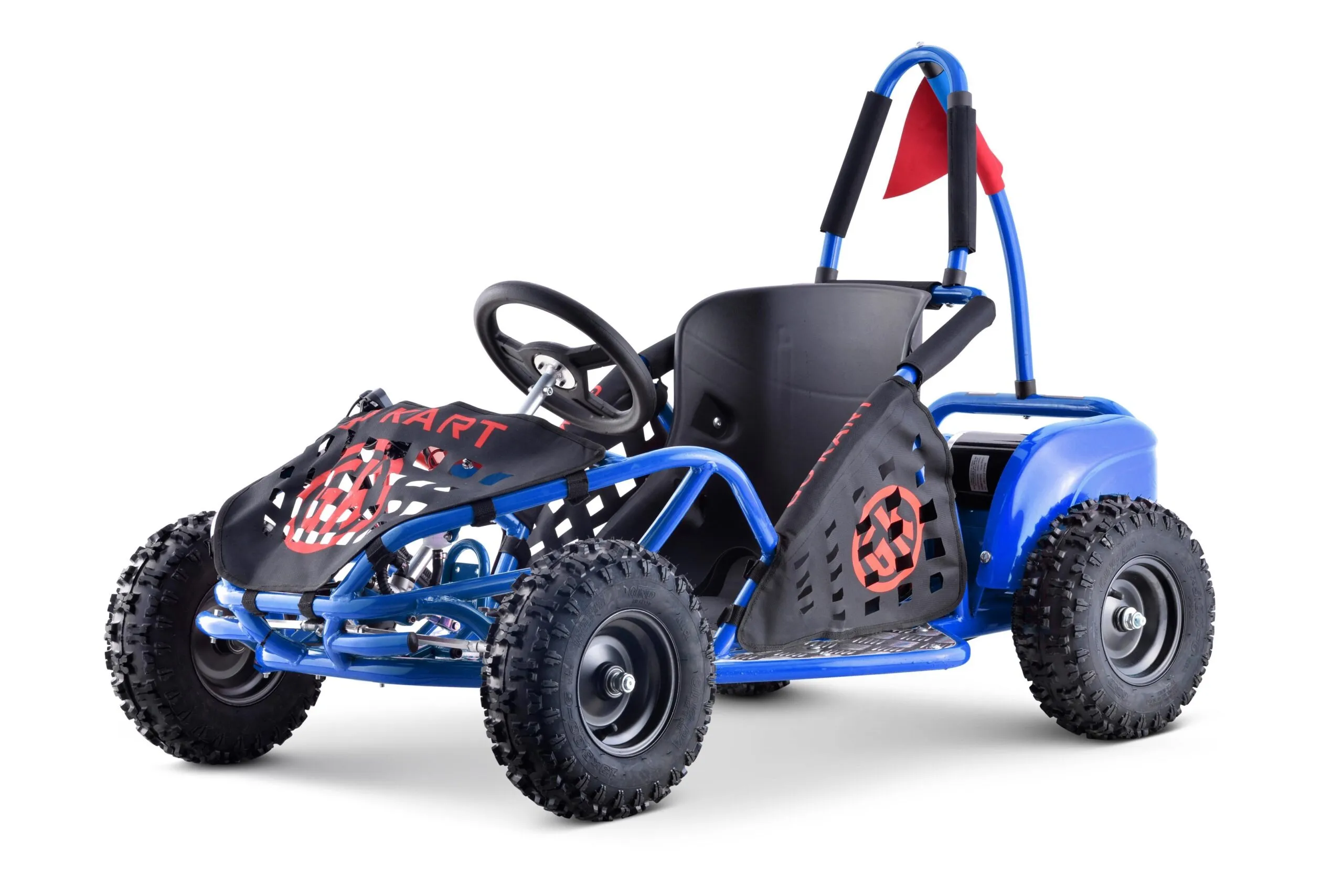 go-kart na akumulator fast dragon - plavi - slika 6