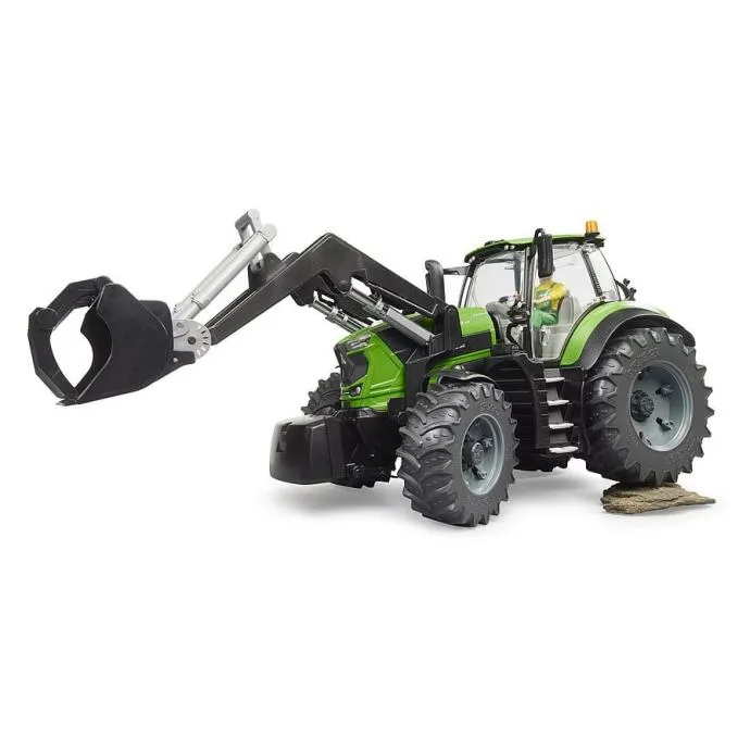 bruder traktor deutz 8280 ttv s prednjim utovarivačem - slika 3