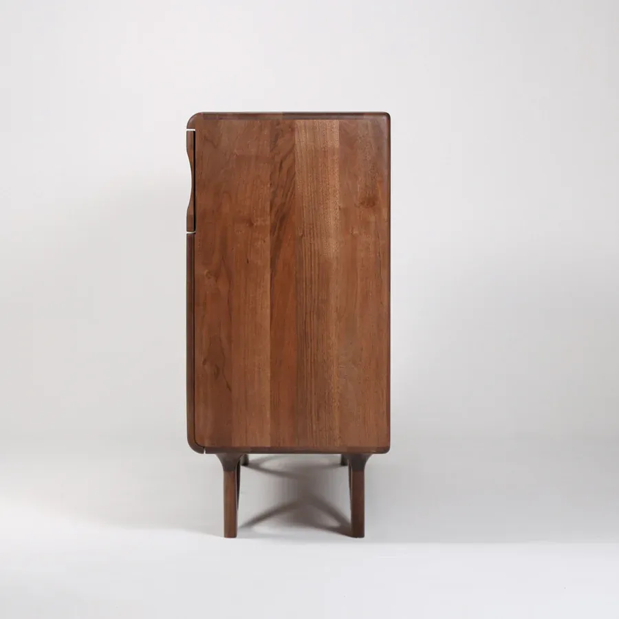 komoda antoni alto 160x96cm, materijal: puno drvo orah - slika 7